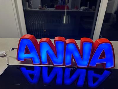 ANNA LED- Namenslampe (Name lamp)
