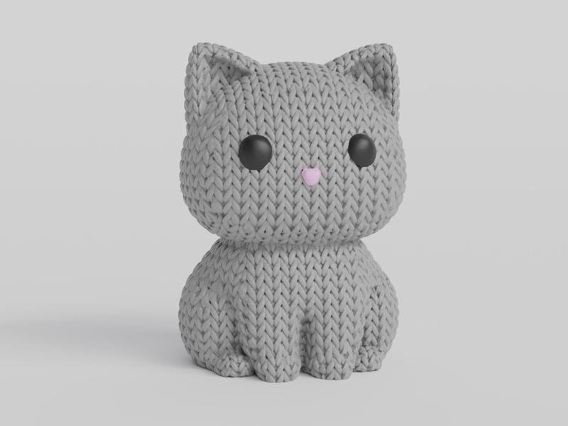 Knitted Cat