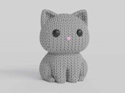 Knitted Cat