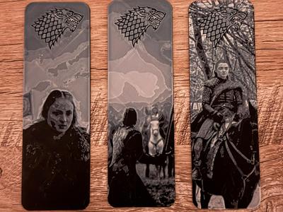 Game of Thrones-Themed Bookmarks
