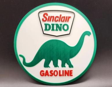Vintage Sinclair Dino Sign 4 Colors