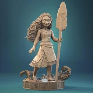 Moana STL Files for 3D Printing | Assembly Model