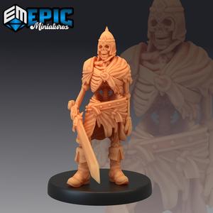 Skeleton Army – Sword Master / Undead Commander / Warrior Soldier
