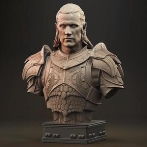 Daemon Targaryen Bust STL files for 3D Printing | Assembly Model
