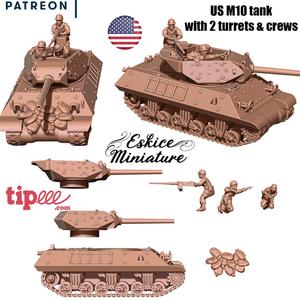 Tank US M10 Wolverine – 28mm
