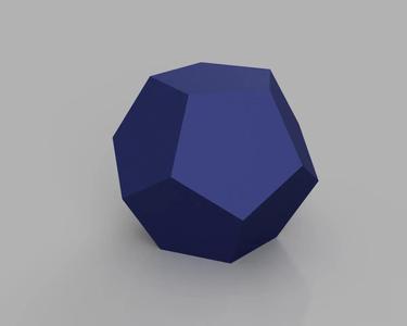 Dodecahedron Display (Solid or Vase Mode)
