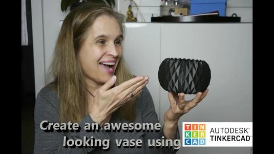 Tinkercad Course Diamond Vase