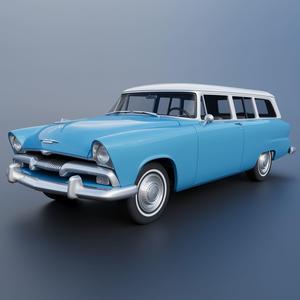 Plymouth Plaza 2 Door Suburban 1955