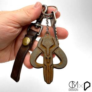 Mandalorian Mythosaur Sigil Keychain