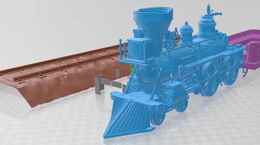 General 4 4 0 Steam Locomotive Printable