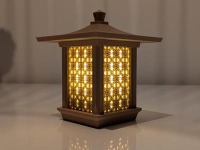 Japanese Kumiko Lantern