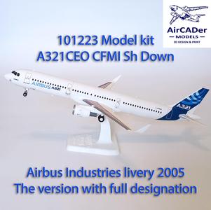 101223 Model kit Airbus A321CEO CFMI Sh Down