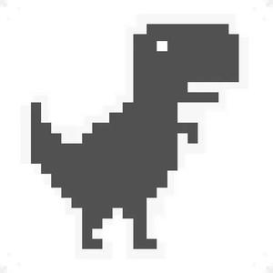 Trex From Google Dino game   