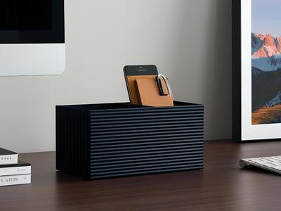 Modern Design Office Organizer With Ribbed Surface