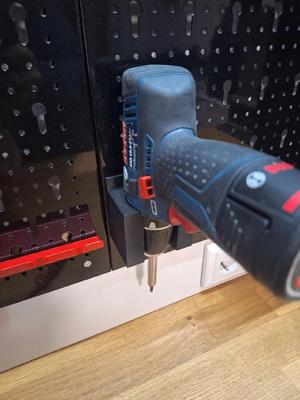 Pegboard Holder Bosch 12V/10,8V /Halter Lochwand