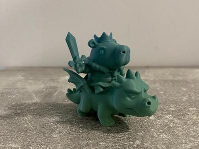 Capybara on a Dragon – Inspired by Capybara Go!