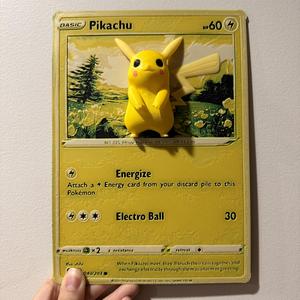 Oversized Pikachu Pokemon Card – Hueforge Hybrid Print