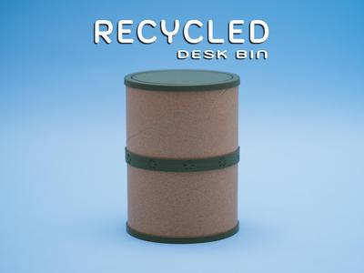 Recycled Desk Bin
