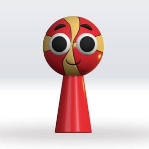 Sprunki nom STL 3D Multicolor 3mf 3D Model Character Fanart