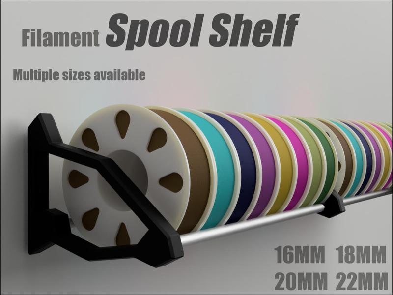 Filament Spool Shelf