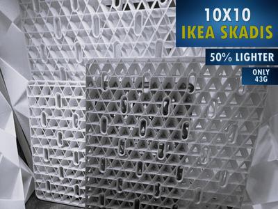 10X10 IKEA SKADIS, Lightweight - 50% Lighter