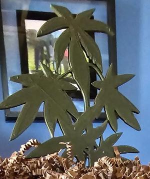 Weed pot stake   