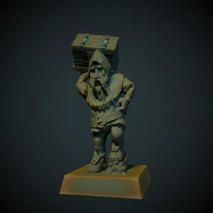 Dwarf porter 28mm (no supports needed)