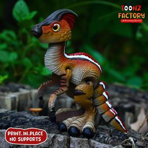 PRINT IN PLACE FLEXI PARASAUROLOPHUS DINOSAUR