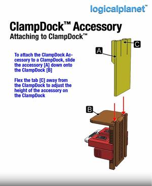ClampDock Accessory – Multi-Remote Holder