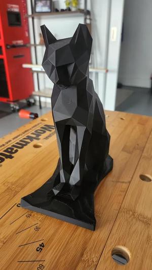Low poly Gayer-Anderson Cat from The British Museum