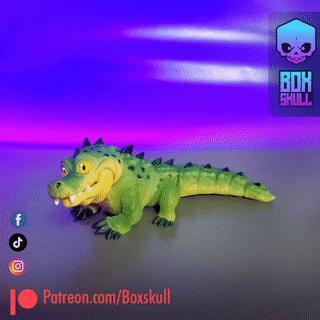 HAPPY CROCODILE – FLEXI – ARTICULATE