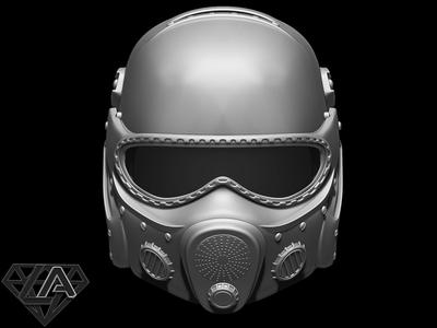 Metro 2033 helmet darkside edition