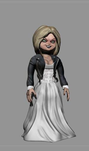 Tiffany woman in wedding dress