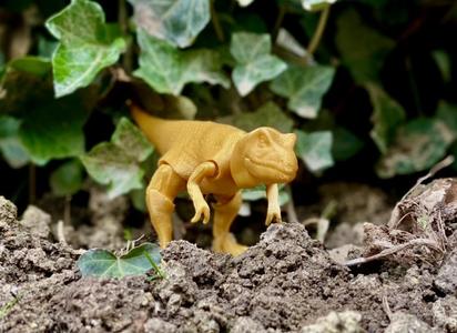 Movable figure of the dinosaur T rex