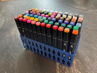 Marker Pen Holder / Organiser (Can be scaled)