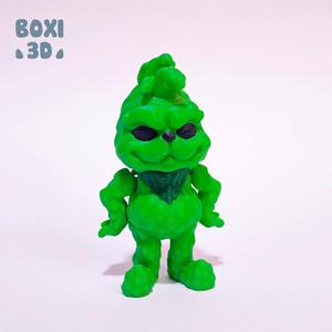 THE GRINCH - FLEXI - ARTICULATED - CUTE- PRINT IN PLACE