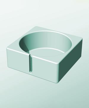CS162-70-S Slotted container modular stackable module bin box