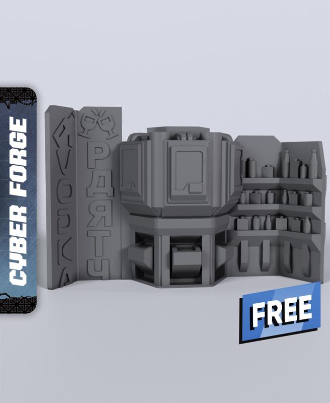 Sci-Fi Drink Dispenser – With Free Cyberpunk Warhammer – 40k Sci-Fi Gift Ideas for RPG and Wargamers