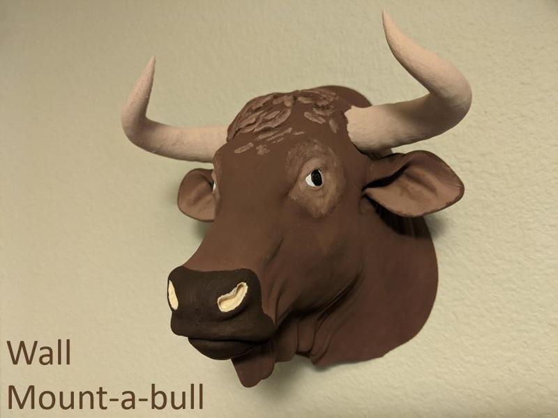 Bull Head For Wall (Large)