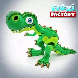 Cute Flexi Print-in-Place T-Rex Dinosaur