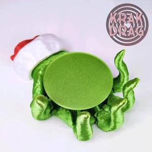 Grinch Hand: Christmas Self-Adjusting Coaster