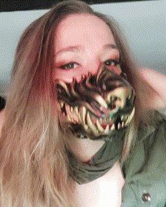Japanese wolf mask – Articulated