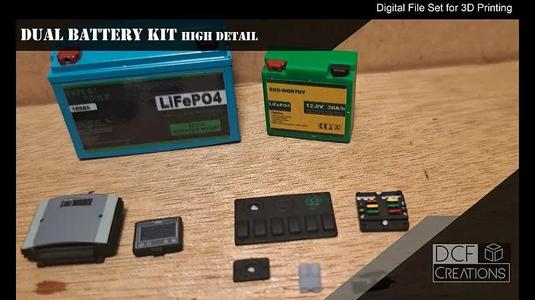 Scale Dual Battery Kit (High Detail)