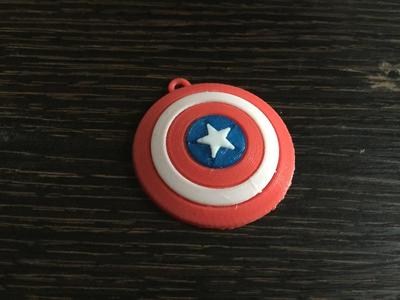 Captain America Shield Keychain