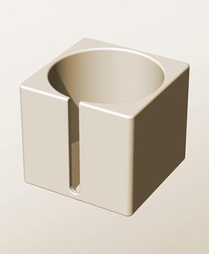 CS96-95-S Modular Stacking slotted container for home decor