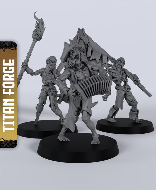 Zombie Pirates – With Free Dragon – 5e DnD Inspired for RPG and Wargamers