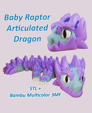 Baby Raptor – Articulated Dragon Fidget Toy