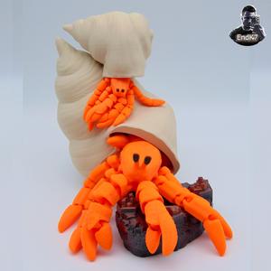 Articulated Hermit Crab – no supports