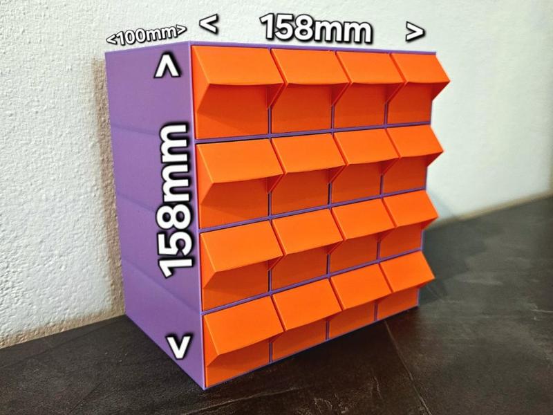Lightweight Hardware organizer – fall protection