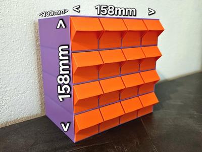 Lightweight Hardware organizer – fall protection